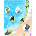thumbnail image 4 of czcpp-Snorkel Set Adult Kids, Anti-Fog Adjustable Panoramic View Snorkel Mask Dry Top Snorkel Kit, Scuba Diving Gear for Snorkeling Diving Swimming Travel, 4 of 4