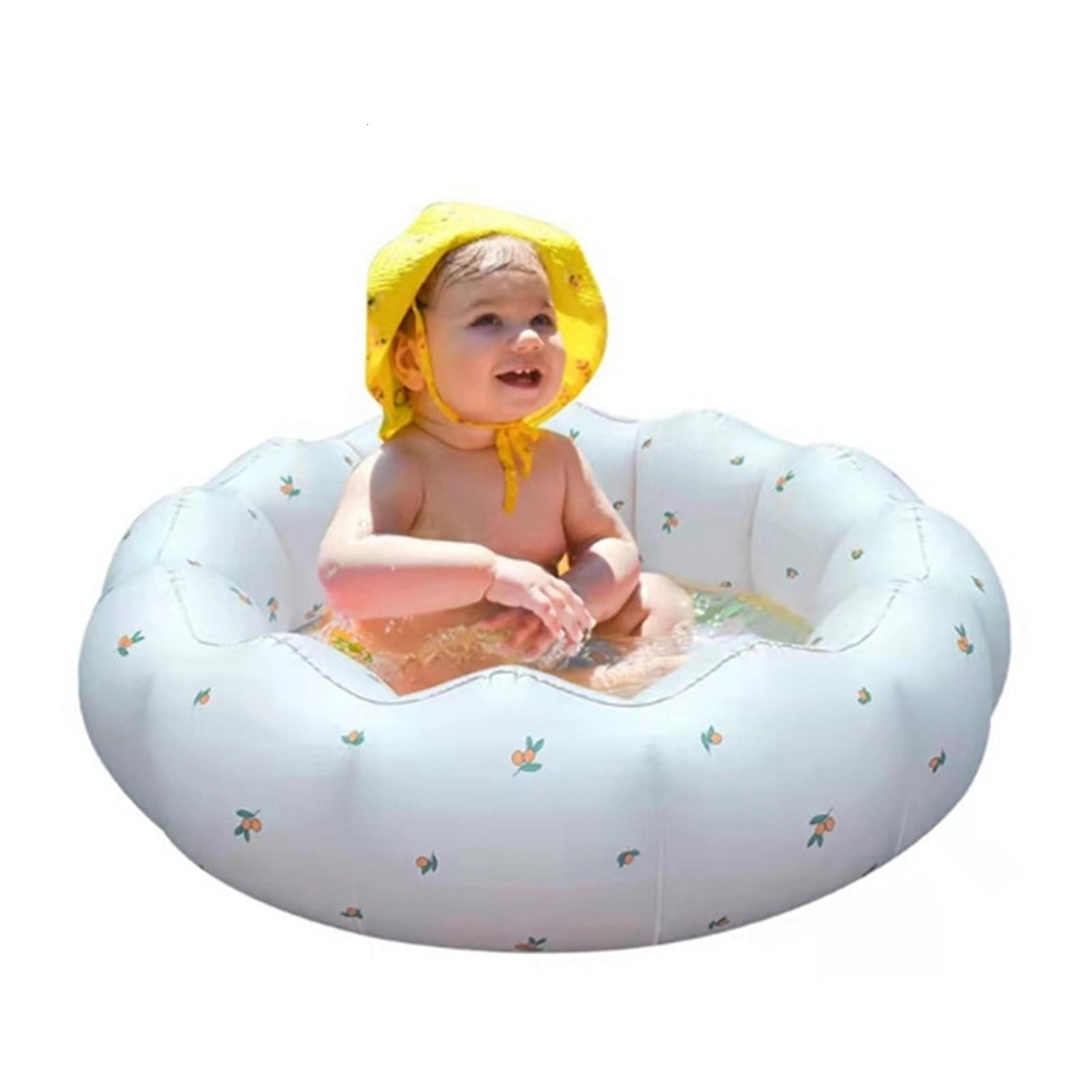 Inflatable Kiddie Pool Blow Up Paddling Pool Portable Water Swimming Pool for Infants Round Pools