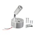 thumbnail image 2 of koolsoo RV Reading Lamp Night Light Bedside Light RV Light for Boat Van Trailer Silver A, 2 of 9