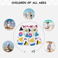 thumbnail image 6 of FORMRS Boys Swim Trunks Quick Dry Mesh Liner Boardshorts Sizes XS-XL, Yellow Retro Shapes, 6 of 7