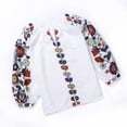 thumbnail image 3 of Nituyy Women Blouse, Long Lantern Sleeve Round Neck Button Shirt, 3 of 8