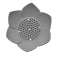 thumbnail image 2 of Jabonera con desagüe Jabonera de silicona Bandeja de jabón flexible antideslizante para de baño Gris Gloria Jabonera, 2 of 9
