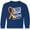 Royal Bue, variant on Inktastic Never Stop Fighting Leukemia Awareness Orange Ribbon Long Sleeve Youth T-Shirt