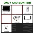 thumbnail image 2 of 1920x1080P 9 Inch IPS Screen Truck Bus Vehicle DVR Recorder Parking Monitor With 2 Channels Front Rear Side AHD Car Camera ,Clear Night Vision, 2 of 7