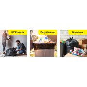 Brute Super Tuff® Contractor Bags, 42 Gallon, 20 Bags (Flap Tie)