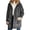 Grey, variant on HBFAGFB Winter Coats for Women Warm Hooded Thick Outerwear Button Down Cardigan Jackets Khaki Size M