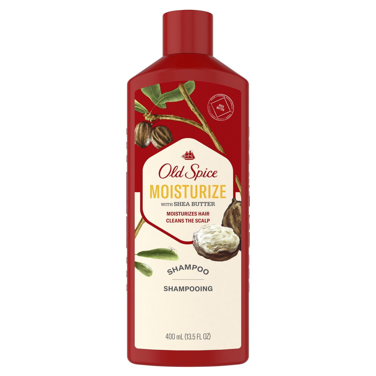 Shampooing avec beurre de karité Old Spice Hydrate pour hommes