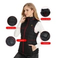 thumbnail image 4 of Chaleco calefactable para hombre y mujer, chaleco calefactable de invierno con cremallera calefactable, 4 of 8
