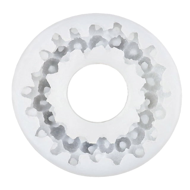zhangmingg Decorative Silicone Ring Cake Pan Bakeware for Baking and Crafting Designs