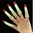 thumbnail image 6 of Vikakiooze Halloween Tree Halloween Masquerade Witch Finger Set False Nail Set Luminous Nail Set, 6 of 7