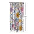 thumbnail image 5 of Pioneer Flower Floral Print Pattern Shower Curtain 36"x72" ,Bathroom Decorative Shower Curtains Set with 12 Hooks,Modern Waterproof Washable Shower Curtain, 5 of 6