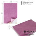 thumbnail image 2 of Allgala 12 Pack Self-Adhesive Glitter EVA Foam Paper 8 x 12inch Sheets-Pink-CF85208, 2 of 2