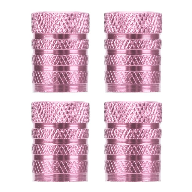 Tapas Aire para Neumáticos Cubierta Vástago Llanta A Prueba Fugas para Camión Color Rosa 4 Uds.