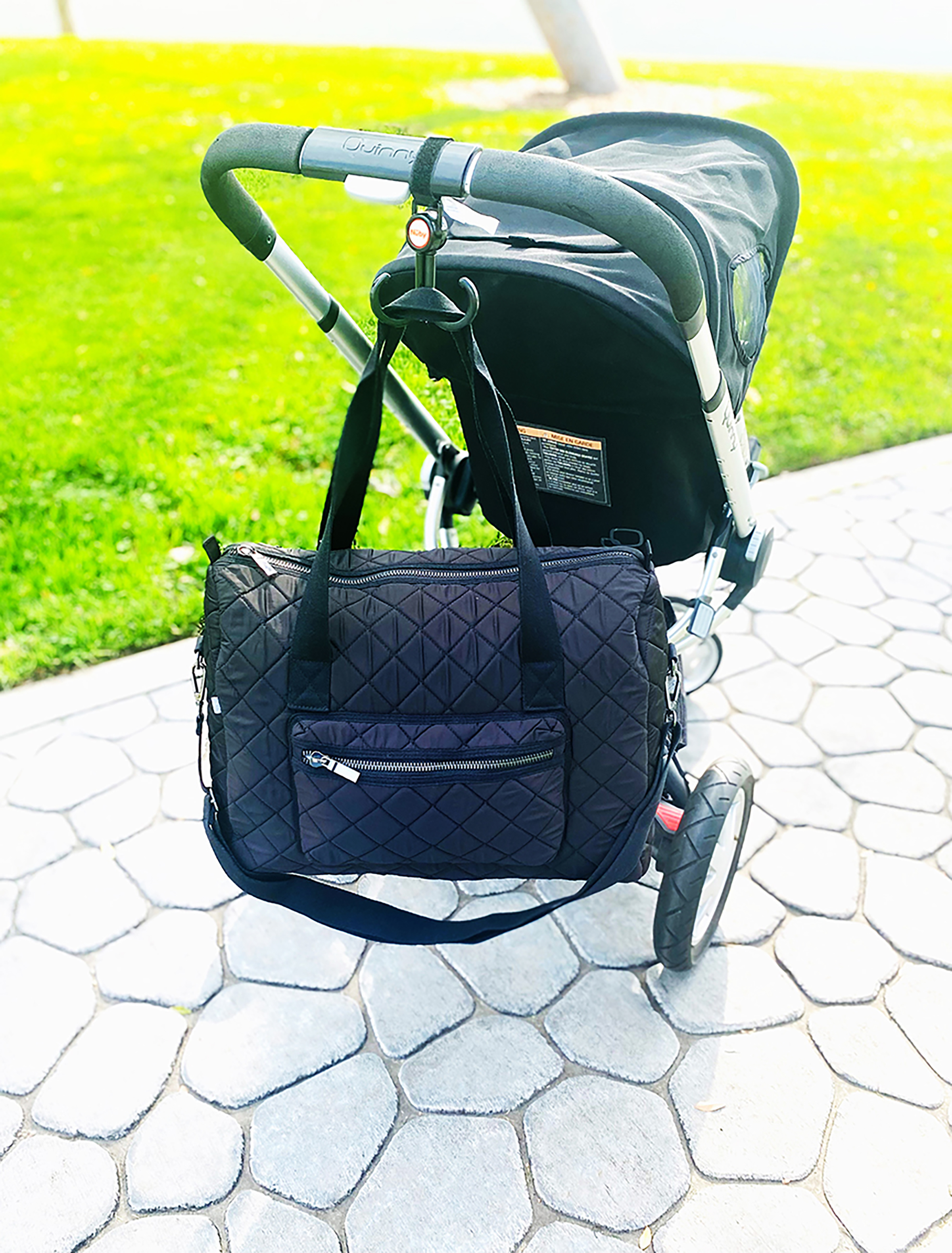 bub. Duffle Diaper Bag with Changing Pad, Large Travel Diaper Tote for Mom and Dad, Multifunctional, Unisex Baby Bag