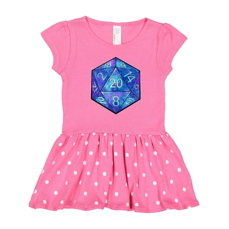 

Inktastic Natural Twenty D20 Die for Gamers Gift Toddler Girl Dress