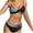 Sky Blue, variant on Teissuly Women's Two Piece Set Swimsuits Leopard Print Swimwear Beachwear
