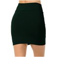 thumbnail image 3 of MeetoTime Seamless Mini Skirt for Women Stretch High Waist Bodycon Basic Tube Skirts 2024, 3 of 4
