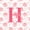 Pink H, variant on Catabedysis Rose ABC Print A Zipper Twin Comforter Sets with Fitted Sheet and 2 Pillowcases,Personalized Monogrammed Gifts Zipper Bedding Set For Girls,Pink Reversible,4-Piece