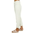 thumbnail image 3 of SHIBEVER Womens Pants High Waisted Work Corduroy Pants Fall Streetwear Straight Leg Trousers Loose Fit Slacks with Pockets White, 3 of 4