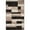 Chocolate, variant on 5' X 8' Grey Patchwork Power Loom Stain Resistant Area Rug