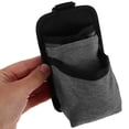 thumbnail image 5 of LULULION Car Vent Bag Organizer Grey Multifunctional Dashboard Storage Pouch with Cable Hole, 5 of 7
