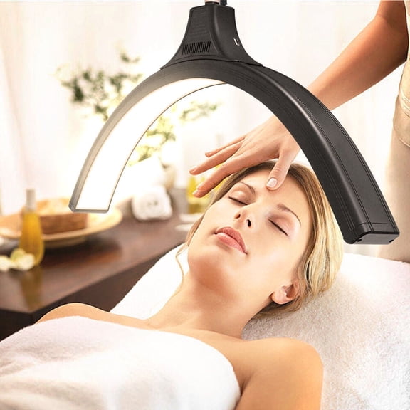 Yidoblo 60W LED Moon Light Lashes Light Half Ring Floor Lamp for Beauty Makeup