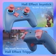 thumbnail image 3 of CHENGDAO Wireless Controller for Switch/Switch 2/PC/Switch, with Hall Effect Joystick/Trigger, 2 Back Buttons - Blue, 3 of 7
