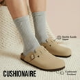 thumbnail image 5 of Cushionaire Haze Genuine Suede Leather Men's Clogs - Comfortable Slip On Potato Shoes for Men with Adjustable Buckle, 5 of 15