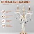 thumbnail image 2 of 50-Pack Crystal Icicle Prisms, 34mm/1.34 Inch Hanging Crystals Chandelier Prisms for Home/Windows/Garden/DIY[Black], 2 of 7