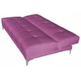 thumbnail image 4 of Sofa Cama Reclinable El Bazar Store Karla Rosa Lino Futon 3 posiciones Abotonado Sala, 4 of 5