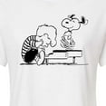 thumbnail image 3 of Peanuts - Schroeder Snoopy - Juniors Cropped Cotton Blend T-Shirt, 3 of 6