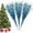Lake Blue, variant on LQQBOX 30 Pack Silver Artificial Glitter Berry Stem Ornaments 15.75 Inches Fake Christmas Picks Decorative Glitter Sticks for Vase Christmas Tree DIY Wreath Crafts Fireplace Decor