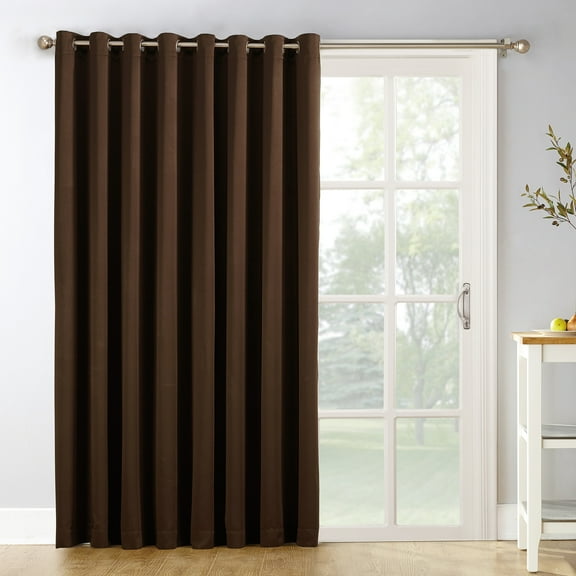 Sun Zero Blackout Curtains Brown