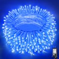thumbnail image 1 of Cronómetro String Lights Vivideal 300 LED, azul, 33 m, resistente al agua, 1 of 8