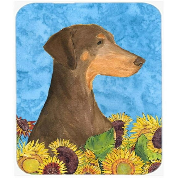 Doberman Mouse Pad, Hot Pad or Trivet