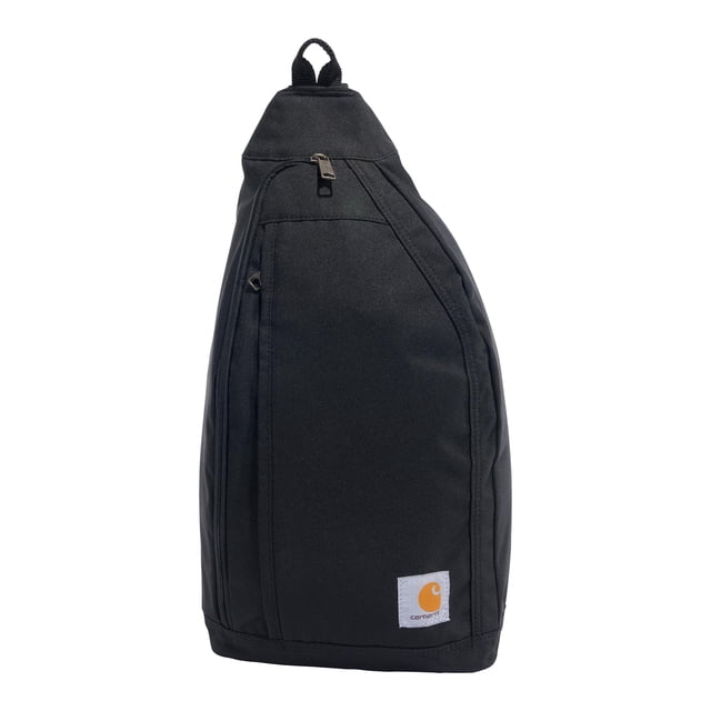 Mochila Carhartt Mono Sling unisex negra para viajes y senderismo
