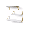 thumbnail image 1 of 3 Repisas Flotantes Madera Minimalista Muebles Hogar Decorar BLANCO, 1 of 4