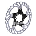 thumbnail image 3 of Bike Floating Disc Simple Installation Bicycle Brake Disc, Mountain Bike Brake Disc, High Hardness for Road Bike Parts Mountain Bike Cycling Accessory black+silver,red+silver, 3 of 7