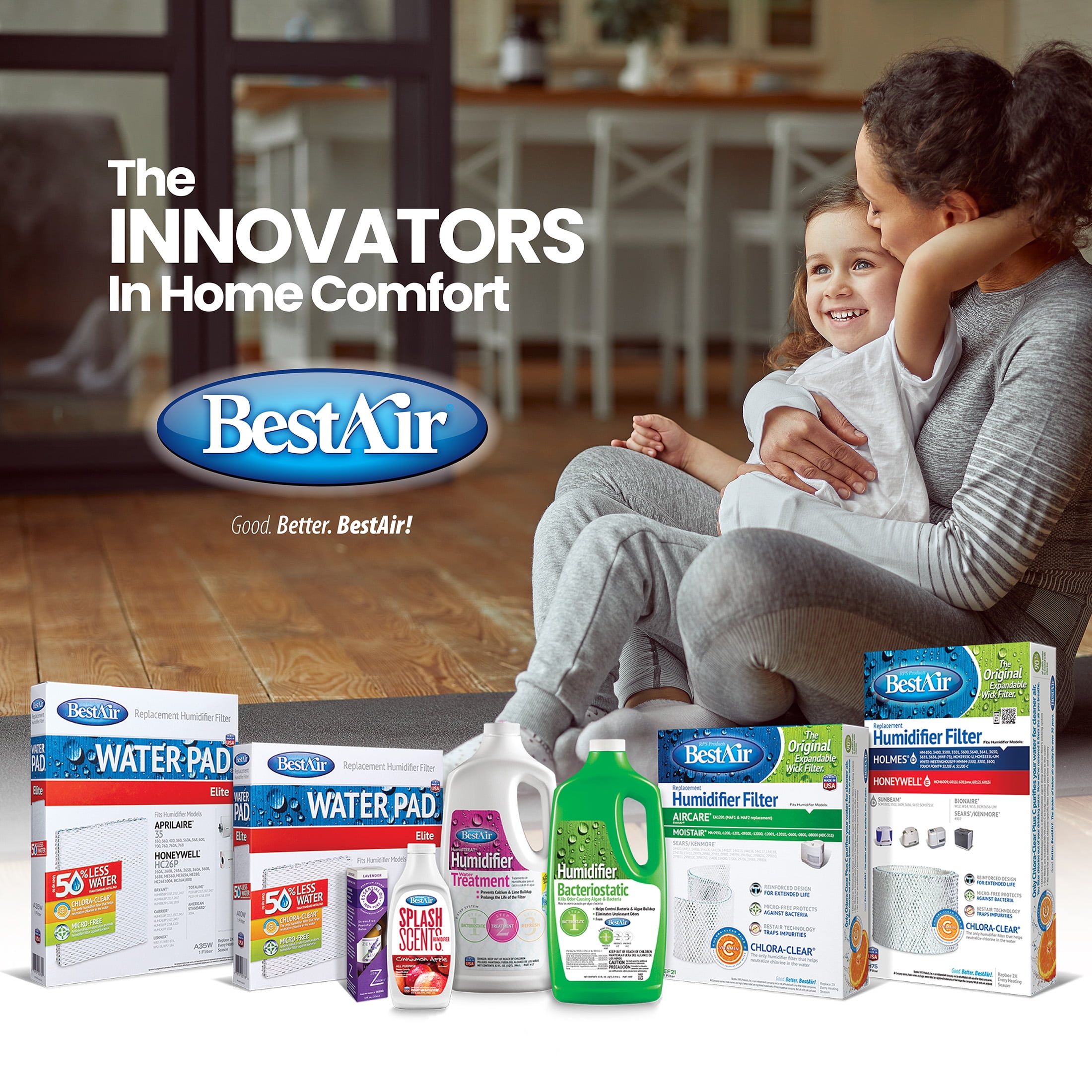 BestAir® H75, 2 Pack Extended Life Humidifier FILTERS BestAir® H75, 2 Pack Extended Life Humidifier FILTERS