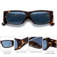 thumbnail image 4 of Gafas de Sol SOJOS Trendy Y2K Rectangulares Polarizadas SJ2228 Marrón, 4 of 5
