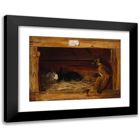 Alexander Pope Jr. 14x11 Black Modern Framed Museum Art Print Titled - In Charge