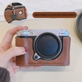 thumbnail image 4 of Color PU1eatherHalf Camera Case for XM5 with Convenient Tripod Mount, 4 of 11