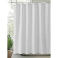 thumbnail image 2 of Boanket Polyester Fabric Lighting Grey Solid, Shower Curtain, Pure Color Waterproof Bathtub Curtain Bathroom Decor Set with Hooks 72 x 72 Inches,, 2 of 6