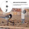 thumbnail image 5 of UPOUART Birds Water Dispenser Light Grey Non Toxic Plastic Daily Use 1Set, 5 of 5