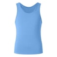 thumbnail image 5 of Gibobby Men Tank Tops 1 Pack Men's Muscle Shirts Sleeveless Quick Drying Gym Workout Tank Top(XXXXXL,Light Blue), 5 of 7