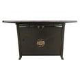 thumbnail image 2 of Hiland Propane Rectangular Cast Aluminum Decorative Fire Pit, Bronze, 2 of 3