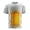3-Light Yellow, variant on European and Festival Men's Casual Loose Graphic Tees Refreshing Festival Features Mug 3D Printed Round Neck Short Sleeved T Shirt Summer Funny Tops 1-Yellow XXXL