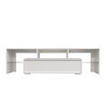thumbnail image 1 of Living Room Furniture TV Stand Cabinet with 2 Drawers & 2 Open Shelves, 20-color RGB LED Lights with Remote My Lux Decor Round, 1 of 8
