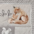 thumbnail image 3 of Lambs & Ivy Painted Forest 4-Piece Crib Bedding Set - Gray, Beige, White, 3 of 4