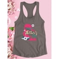 thumbnail image 3 of Mothers Day Mom Silhouette Racerback Tank Women -Image by Shutterstock, Female Medium, 3 of 4